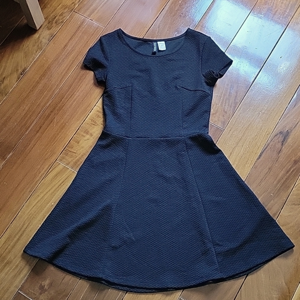 H&M Black Skater Dress